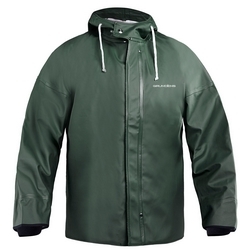 MEN'S BRIGG 44 COMMERCIAL PVC RAIN JACKET - GREEN SMALL